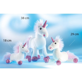 Schaffer-Plüschtier Einhorn Shiny, 18 cm