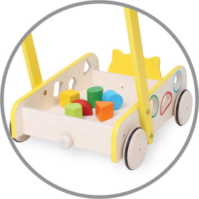 Spielba Baby Walker Katze mit Sortierspiel