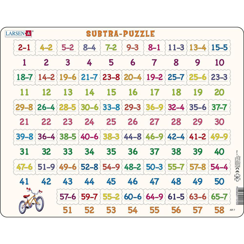 Puzzle SubtraPuzzle 58 Teile