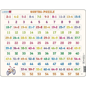 Larsen Puzzle Subtra-Puzzle 58 Teile