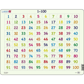 Larsen Puzzle 1-100 Rätsel, 100 Teile
