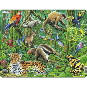 Larsen Puzzle Südamerikanischer Regenwald, 70 Teile