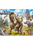Larsen Puzzle Mammut, 64 Teile