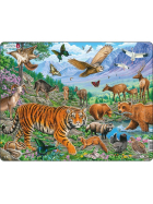 Larsen Puzzle Der Amur-Tiger im sibirischen Sommer, 36 Teile