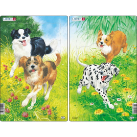 Larsen Puzzle Hunde, 10 Teile