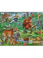 Larsen Puzzle Dschungel (Indien und Südostasien), 30 Teile