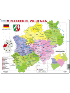 Larsen Puzzle Nordrhein-Westfalen Politisch, 70 Teile