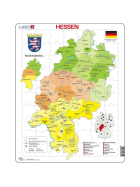 Larsen Puzzle Hessen Politisch, 70 Teile