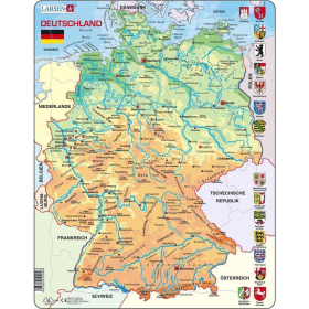 Larsen Puzzle Deutschland, 50 Teile