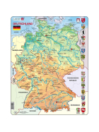 Larsen Puzzle Deutschland, 50 Teile