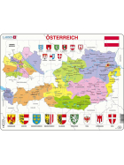 Larsen Puzzle Österreich Politisch, 70 Teile