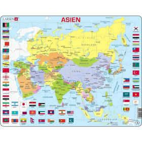 Larsen Puzzle Asien Politisch, 70 Teile