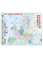 Larsen Puzzle Europa, 70 Teile