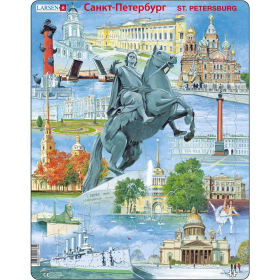 Larsen Puzzle Sankt-Petersburg-Souvenir, 60 Teile