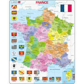 Larsen Puzzle Français France Politique, 70 Teile