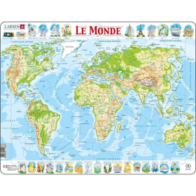 Larsen Puzzle Français Le monde physique, 80 Teile