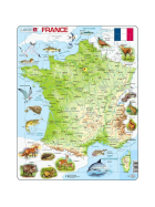 Larsen Puzzle Français France, 60 Teile