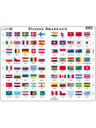 Larsen Puzzle Français Puzzle  drapeau, 80 Teile