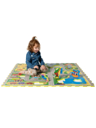 Puzzlematte, City, 1.2 x 1.2 m