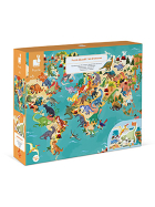 Janod Puzzle Dinosaurier, 200 Teile
