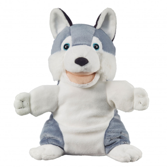 Handpuppe Husky, 24 cm