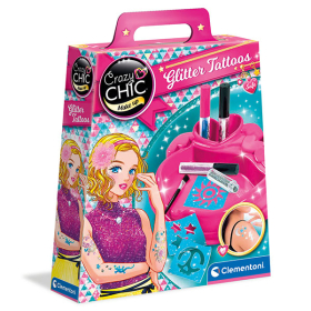 Clementoni Crazy Chic Glitter Tattoos D/F/I