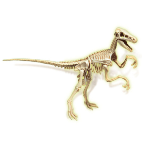 Clementoni Archeo Ludic Velociraptor Fluorescence