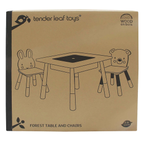 Tender Leaf Toys Tisch und Stühle Hase und Bär