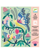 Djeco Scratchbilder Fantasiegarten