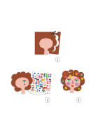 Djeco Sticker und Basteln Friseur