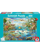 Puzzle Entdecke die Dinosaurier, 200 Teile