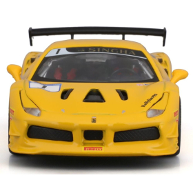 Bburago Ferrari 488 Challenge, gelb, 1:43