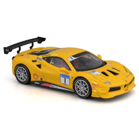 Bburago Ferrari 488 Challenge, gelb, 1:43