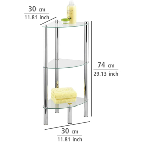 Wenko Haushalt/Badeckregal Yago, 3 Etagen