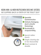 Wenko WC-Sitz Ottana granit, Duroplast