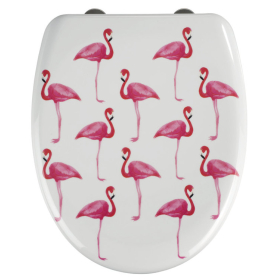 Wenko WC-Sitz Flamingo, Easy CloseDuroplast