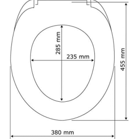 Wenko WC-Sitz Astera, Easy Close, Duroplast