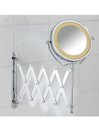 Wenko Wandspiegel Brolo ausziehbar, LED