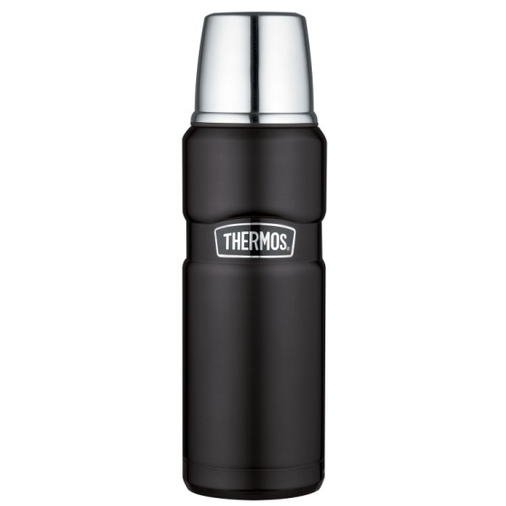 Thermos Isolierflasche Stainless King, black 0.47 Liter