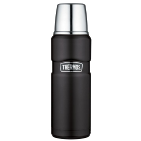 Thermos Isolierflasche Stainless King, black 0.47 Liter