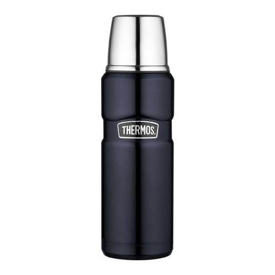 Thermos Isolierflasche Stainless King, Midnight blue 0.47 Liter