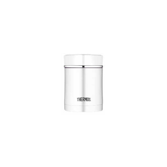 Thermos Speisegefäss Premium, Steel/white 0.47 Liter