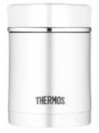 Thermos Speisegefäss Premium, Steel/white 0.47 Liter