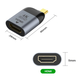 AAi Mobile USB-C zu HDMI TV Adapter, kurz