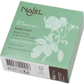 Najel Aleppo Seife mit Rose, 100 g