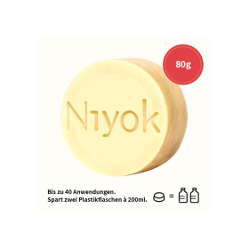 Niyok feste Dusche & Pflege Intense Red, 80 g