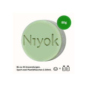 Niyok feste Dusche 3in1, Körper, Haare, Gesicht, Earyl spring, 80 g