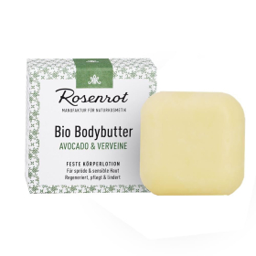 Rosenrot Feste Bodybutter Avocado & Verveine, 70 g