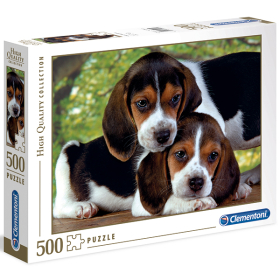 Clementoni Puzzle Hunde, 500 Teile