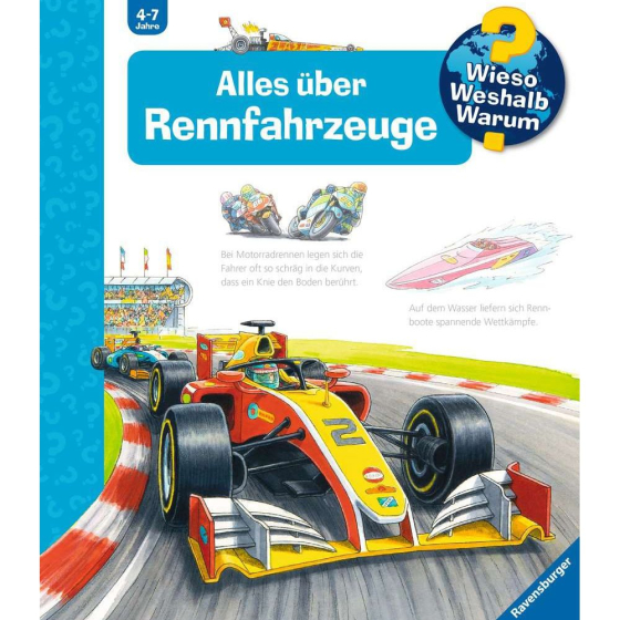 Ravensburger Wieso? Weshalb? Warum?, Band 69: Alles &uuml;ber Rennfahrzeuge